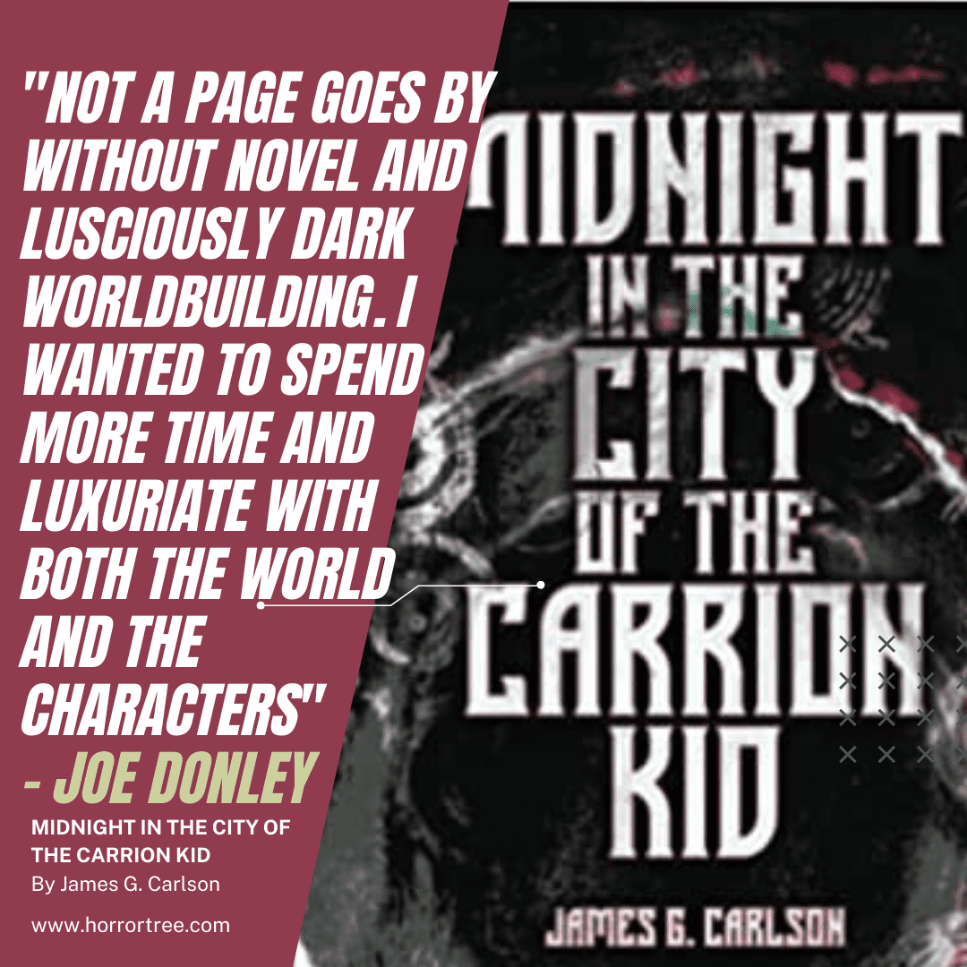 Epeolatry Book Review: Midnight in the City of the Carrion Kid by James G. Carlson